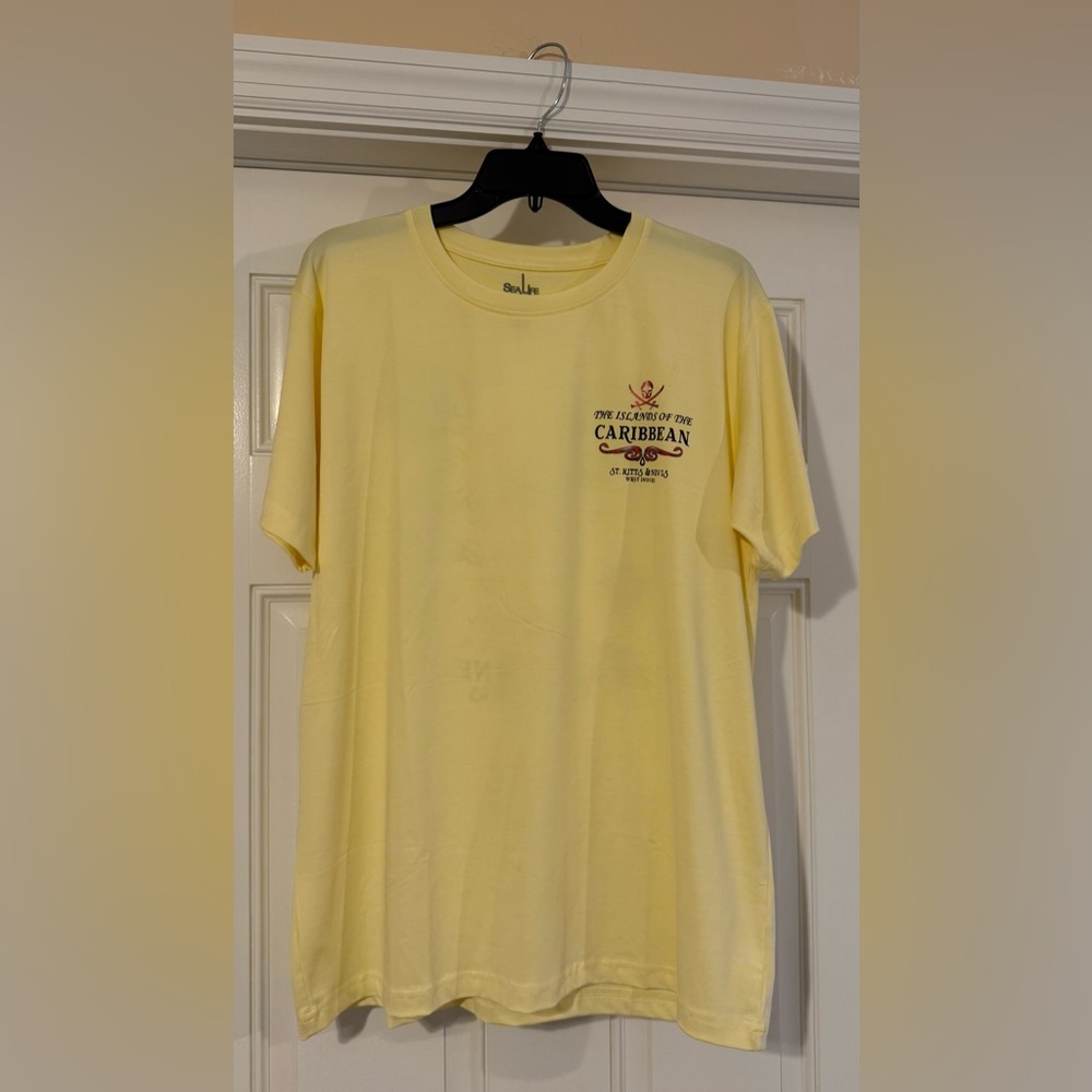 Caribbean Light Yellow Short Sleeve Tee